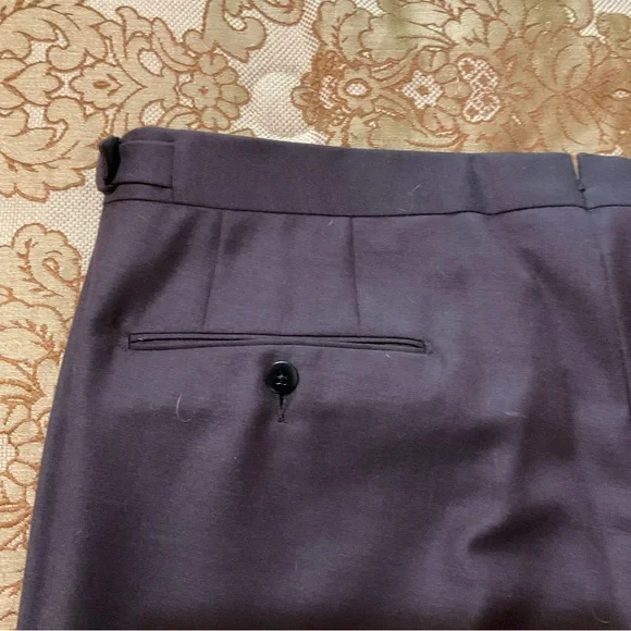 Ermenegildo Zegna Men’s Wool Dress Pants, Brown, Real Luxury! 36” X 34” - Picture 9 of 13